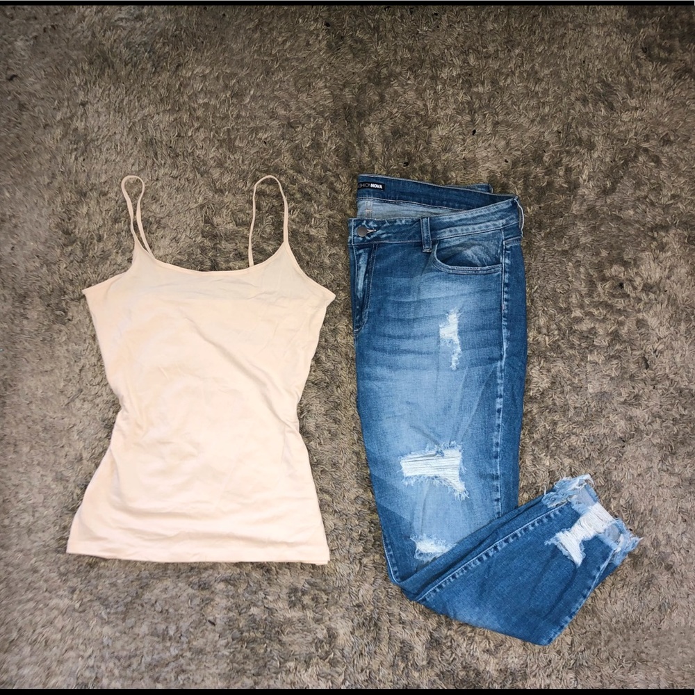 Fashion Nova Distressed Jeans